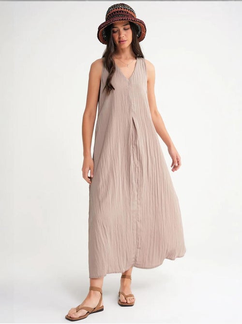 Maxi-jurk met v-hals mixray - Kiabi Maxi-jurk met v-hals mixray - Kiabi