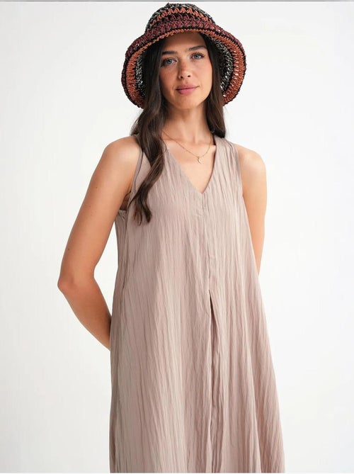 Maxi-jurk met v-hals mixray - Kiabi Maxi-jurk met v-hals mixray - Kiabi