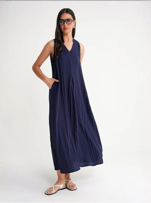 Maxi-jurk met v-hals mixray - Kiabi