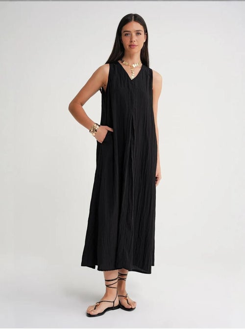 Maxi-jurk met v-hals mixray - Kiabi Maxi-jurk met v-hals mixray - Kiabi
