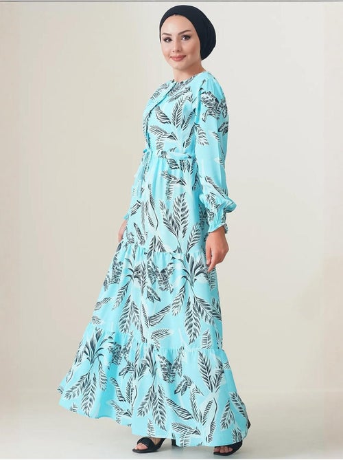 Maxi-jurk van viscosecrêpe met bloemenprint bdart - Kiabi Maxi-jurk van viscosecrêpe met bloemenprint bdart - Kiabi