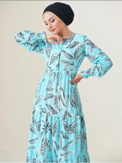 Maxi-jurk van viscosecrêpe met bloemenprint bdart - Kiabi Maxi-jurk van viscosecrêpe met bloemenprint bdart - Kiabi