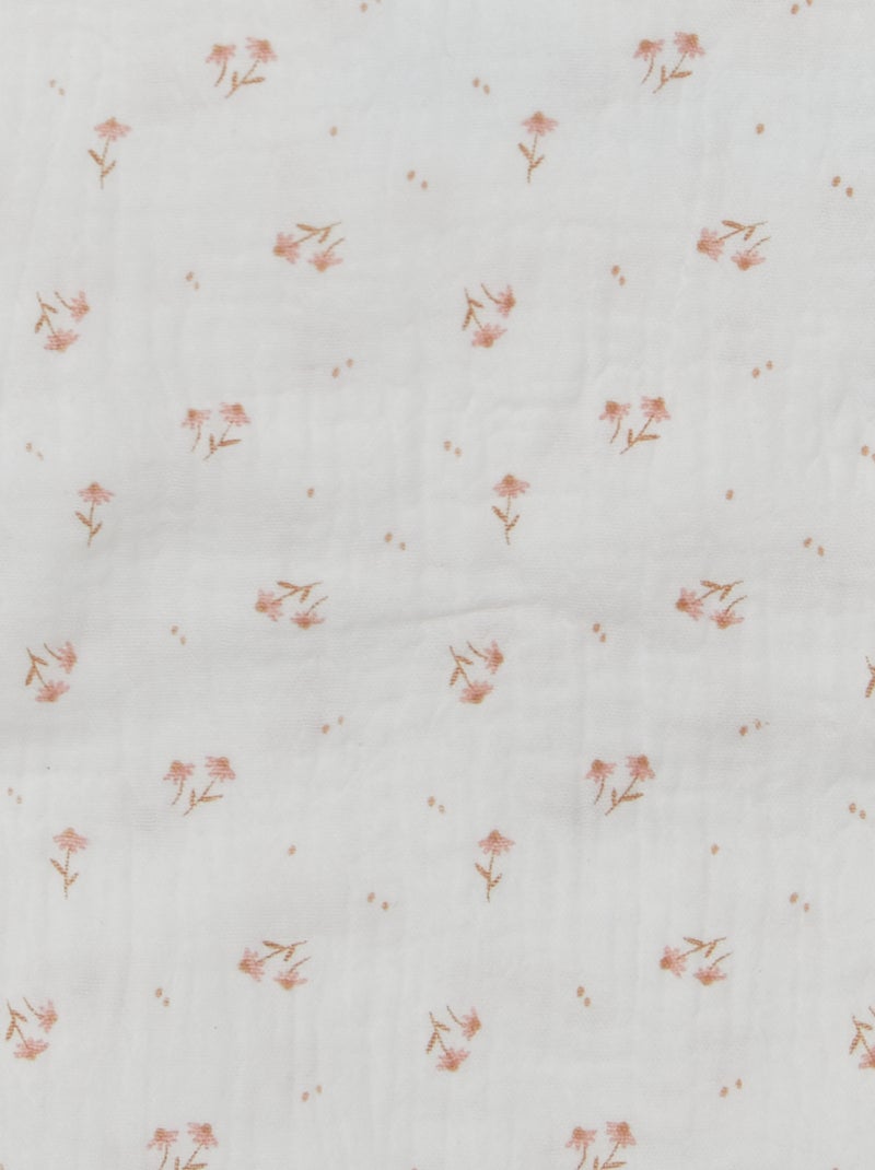 Maxi lange en coton Blanc - Kiabi