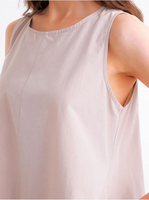 Maxi poplin jurk met zakken mixray - Kiabi