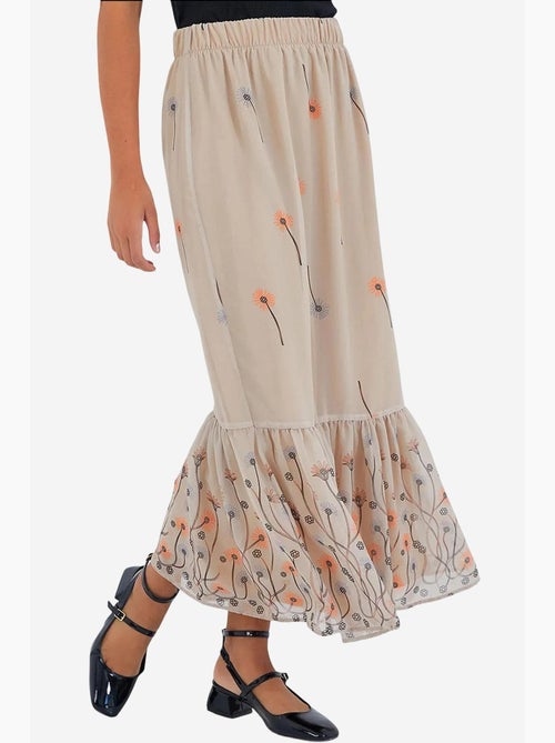 Maxi-rok met bloemenprint bdart - Kiabi