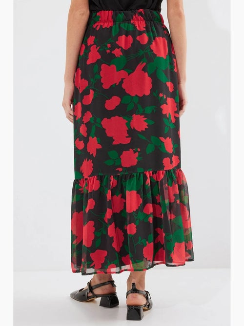Maxi-rok met bloemenprint bdart - Kiabi