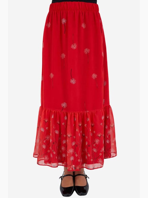 Maxi-rok met bloemenprint bdart - Kiabi