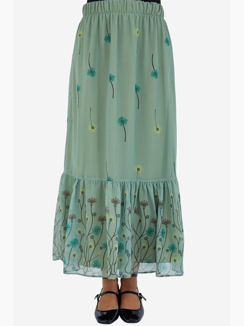 Maxi-rok met bloemenprint bdart - Kiabi
