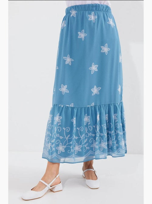 Maxi-rok met bloemenprint bdart - Kiabi