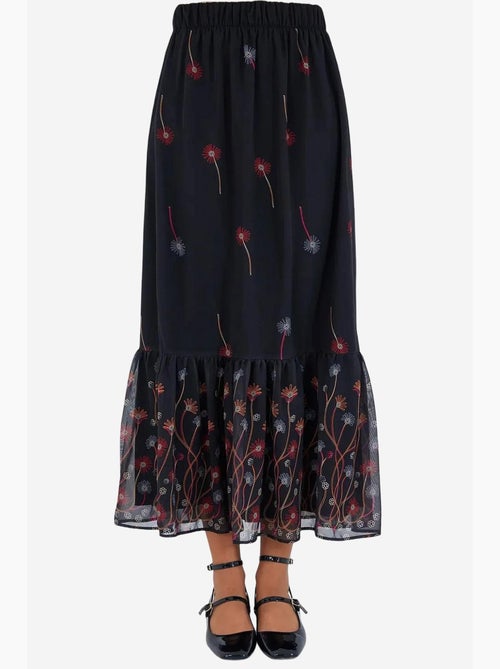 Maxi-rok met bloemenprint bdart - Kiabi
