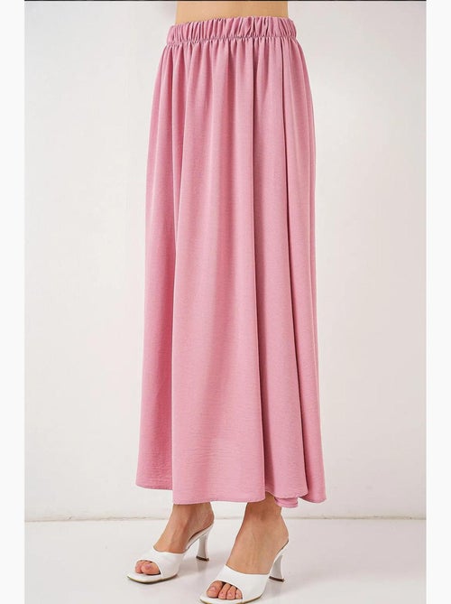 Maxi-rok met elastische taille bdart - Kiabi