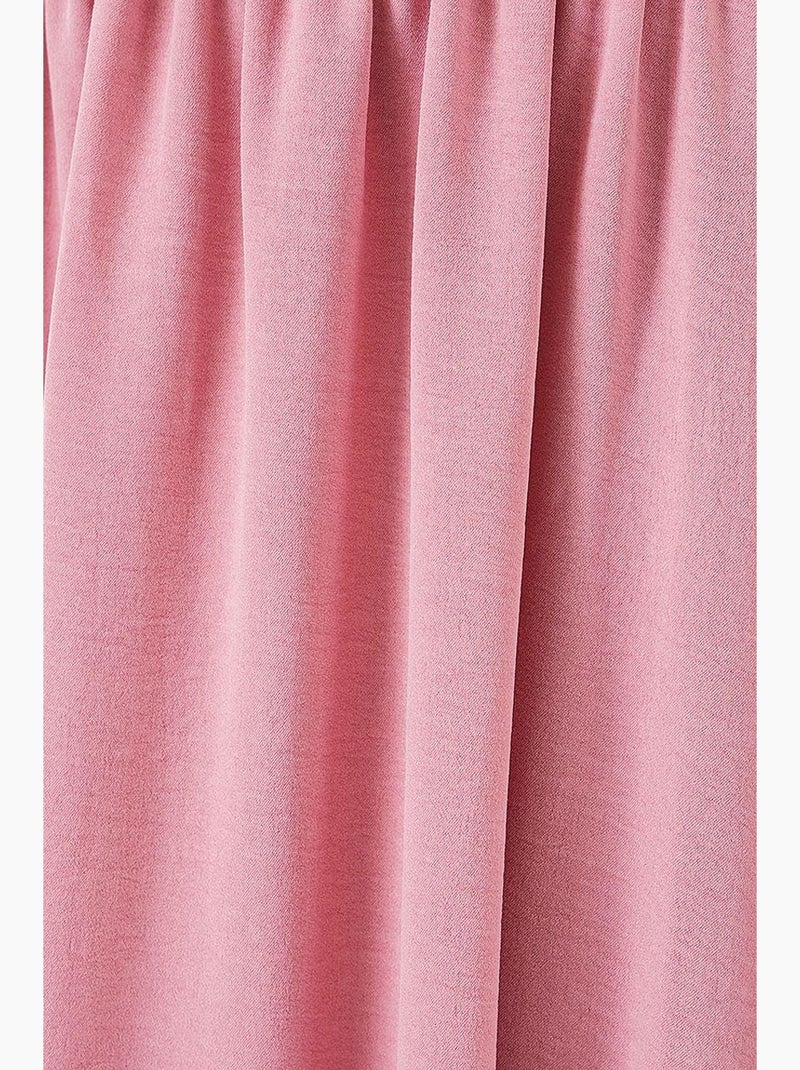 Maxi-rok met elastische taille bdart Bleekroze - Kiabi