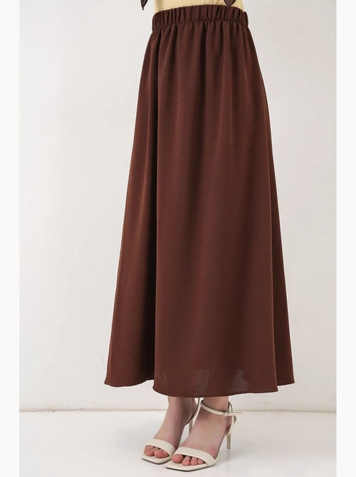 Maxi-rok met elastische taille bdart - Kiabi