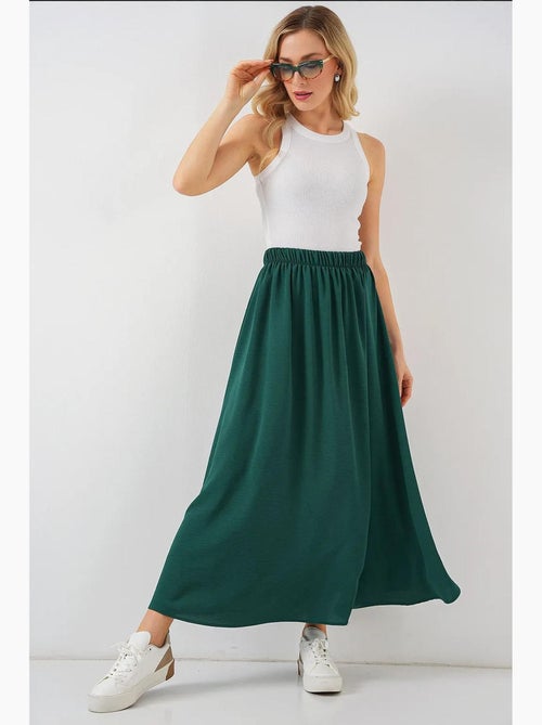 Maxi-rok met elastische taille bdart - Kiabi