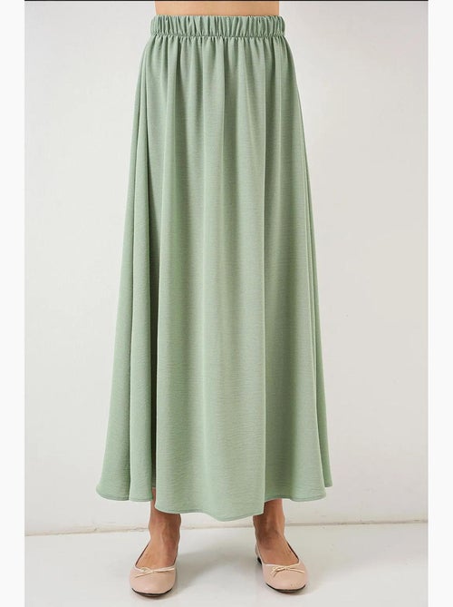 Maxi-rok met elastische taille bdart - Kiabi