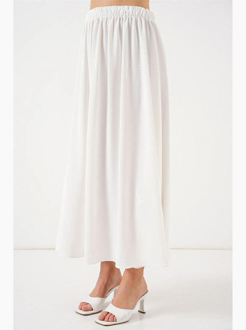 Maxi-rok met elastische taille bdart - Kiabi