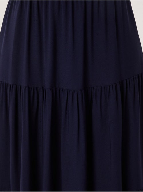 Maxi rok met hoge taille en a-lijn model istanbul - Kiabi