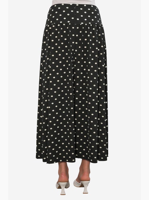Maxi-rok met hoge taille en stippen bdart - Kiabi