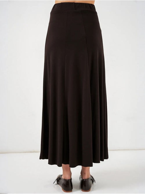 Maxi-rok met hoge taille in a-lijn bdart - Kiabi