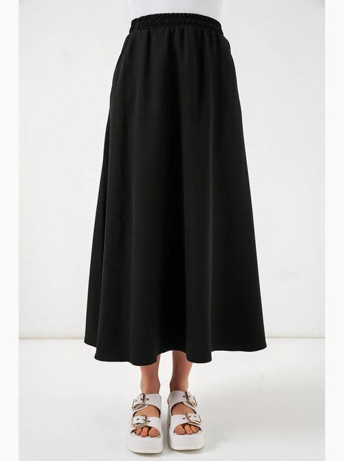 Maxi-rok met hoge taille in a-lijn bdart - Kiabi