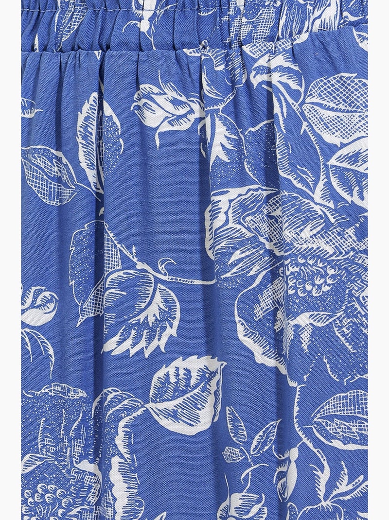 Maxi rok met patroon in relaxed fit bdart Lagonblauw - Kiabi