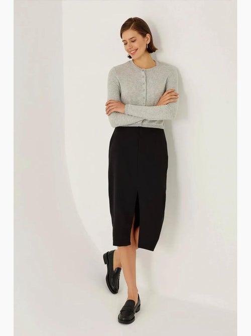Maxi-rok met split hiccup - Kiabi