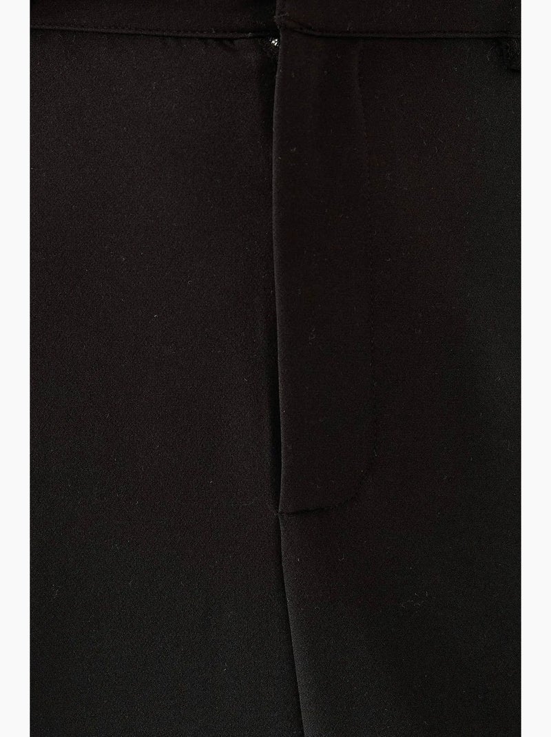 Maxi-rok met split hiccup Zwart - Kiabi