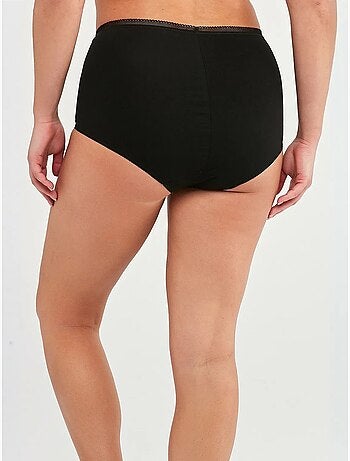 Maxi slip taille haute lot de 2 penti