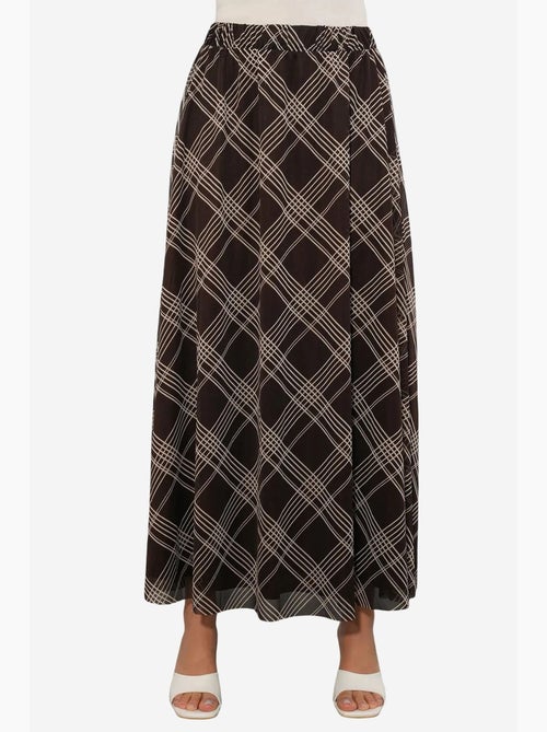 Maxirok met bloemenprint en hoge taille bdart - Kiabi