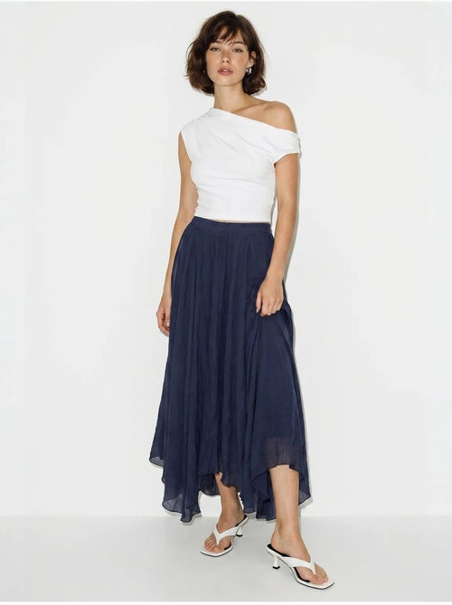 Maxirok met hoge taille en a-lijn lucci - Kiabi