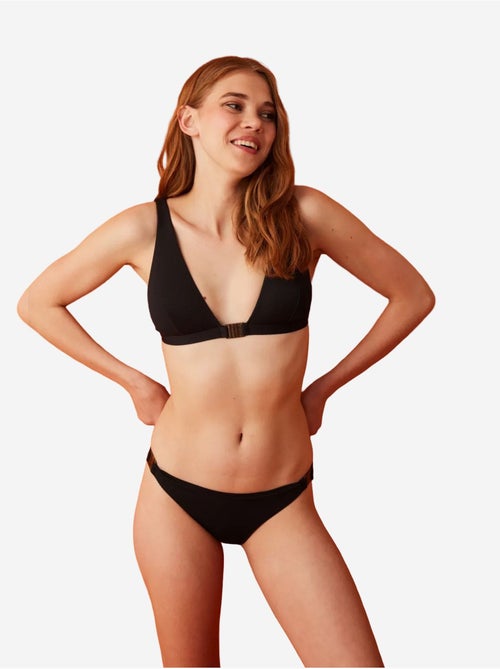 Maya haut de bikini à col v profond avec détail accessoire penti - Kiabi Maya haut de bikini à col v profond avec détail accessoire penti - Kiabi