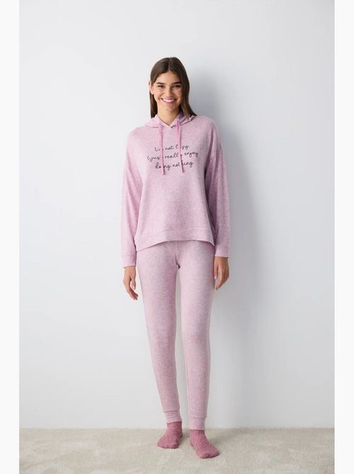 Maybe later hoodie pyjamatop penti - Kiabi