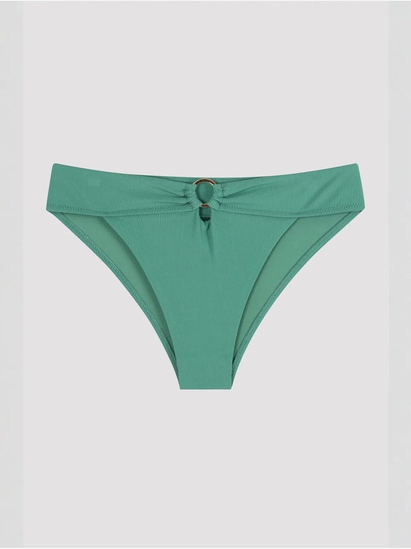Meadow bikinibroekje met accessoiredetail penti Smaragdgroen - Kiabi