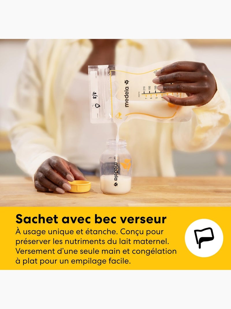 Medela alles-in-één set voor het bewaren van moedermelk Multicolor - Kiabi