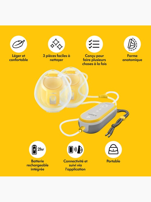 Medela freestyle hands-free elektrische dubbele borstkolf – hands-free, verbonden, inclusief - Kiabi Medela freestyle hands-free elektrische dubbele borstkolf – hands-free, verbonden, inclusief - Kiabi