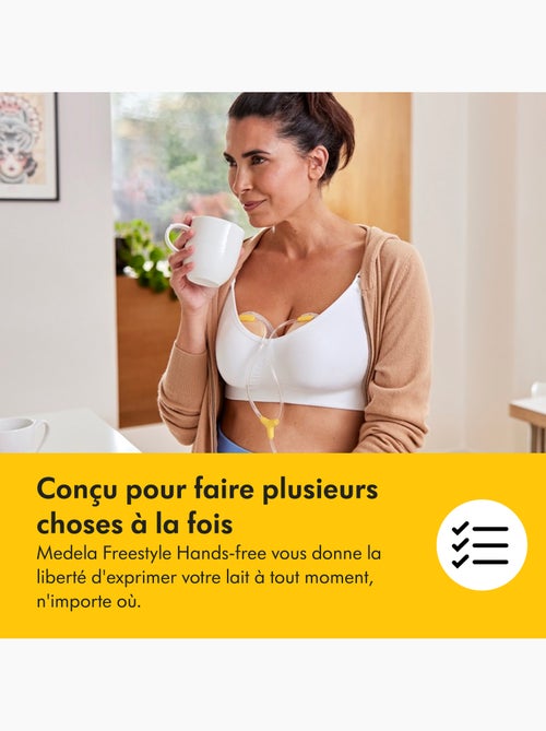Medela freestyle hands-free elektrische dubbele borstkolf – hands-free, verbonden, inclusief - Kiabi Medela freestyle hands-free elektrische dubbele borstkolf – hands-free, verbonden, inclusief - Kiabi