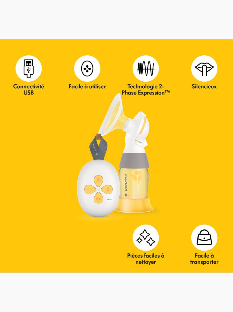 Medela solo elektrische borstkolf (voorheen swing flex) – 2-phase expression, personalfit Transparant - Kiabi