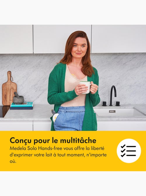 Medela solo hands-free elektrische borstkolf – hands-free, met internetverbinding, inclusief - Kiabi Medela solo hands-free elektrische borstkolf – hands-free, met internetverbinding, inclusief - Kiabi