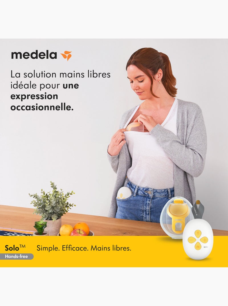 Medela solo hands-free elektrische borstkolf – hands-free, met internetverbinding, inclusief Transparant - Kiabi