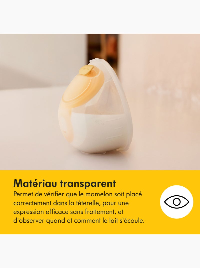 Medela solo hands-free elektrische borstkolf – hands-free, met internetverbinding, inclusief Transparant - Kiabi