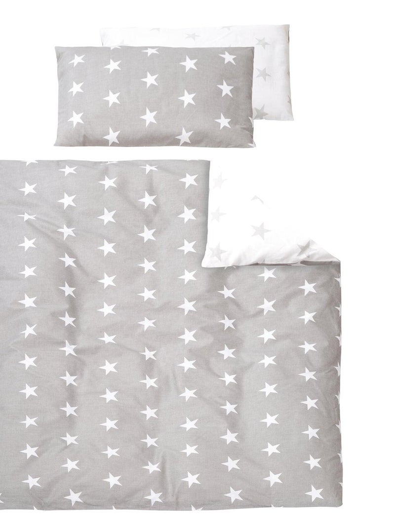Meegroeibabybed 70 x 140 cm met complete beddengoedset 'little stars' roba Wit - Kiabi