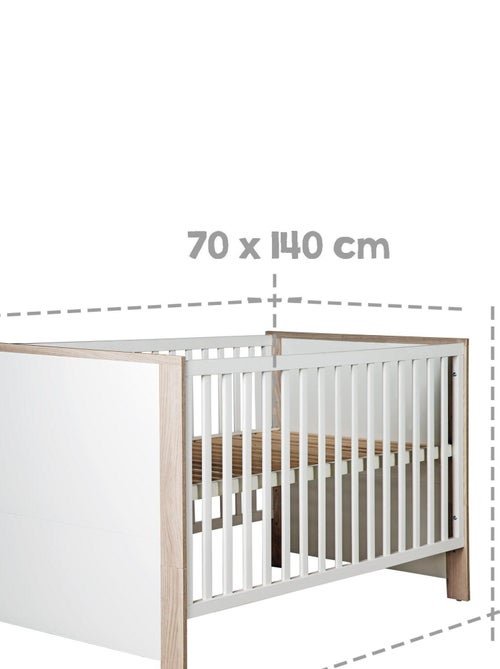 Meegroeibabybed 70 x 140 cm 'olaf' roba - Kiabi