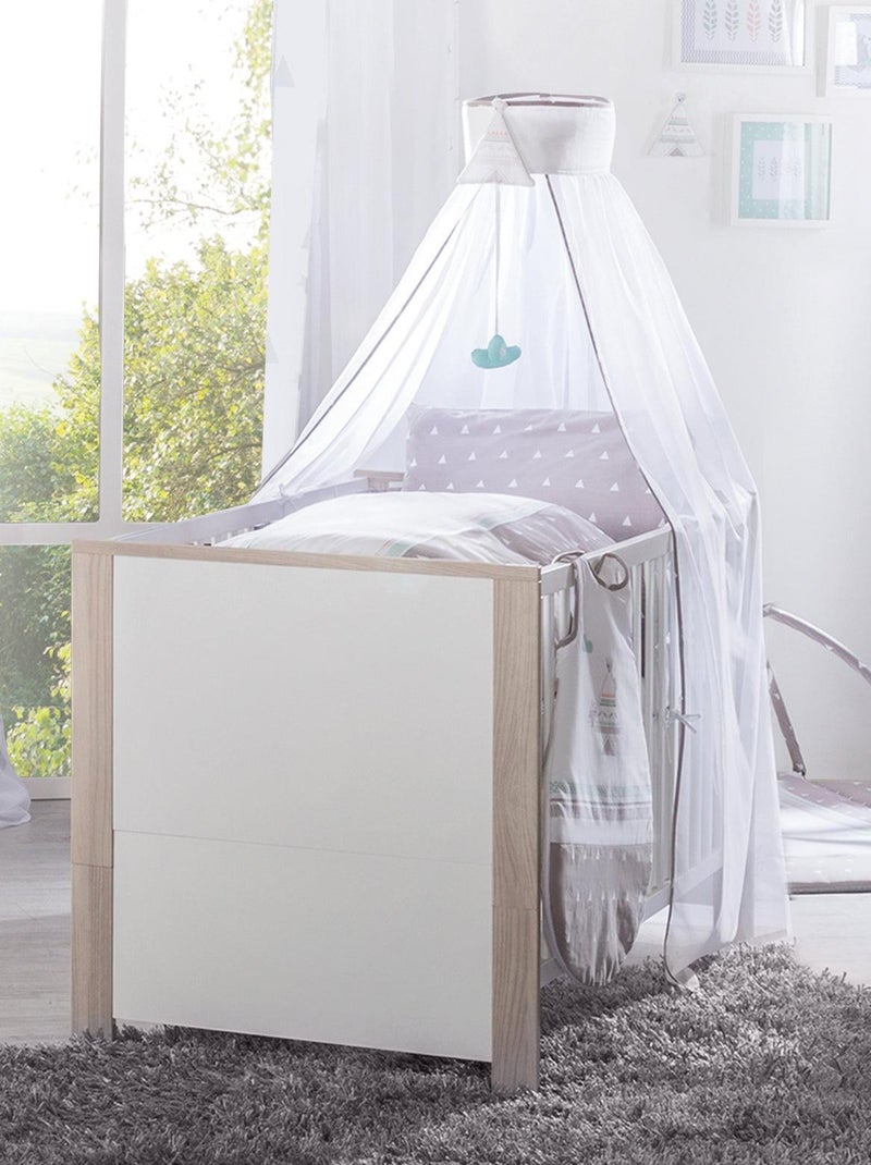Meegroeibabybed 70 x 140 cm 'olaf' roba Wit - Kiabi