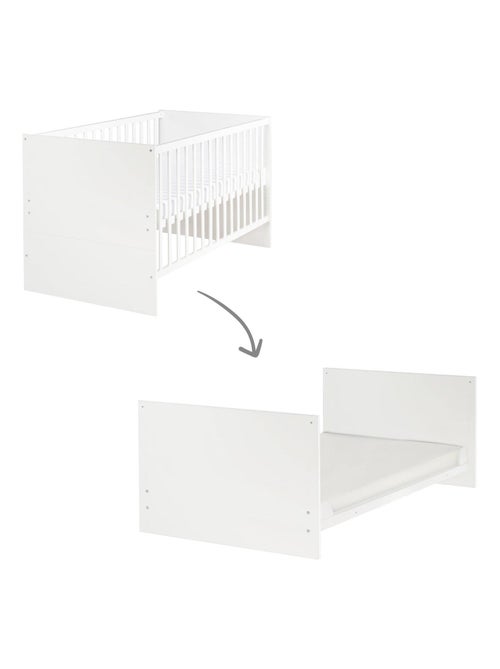 Meegroeibabybed 70 x 140 cm, ombouwbaar tot kinderbed 'anton' roba - Kiabi
