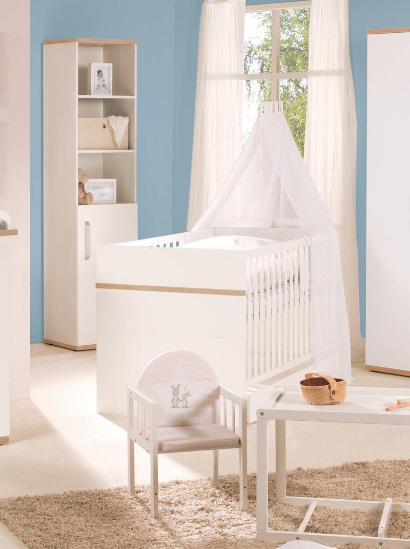 Meegroeibabybed 70 x 140 cm 'pia' roba Wit - Kiabi