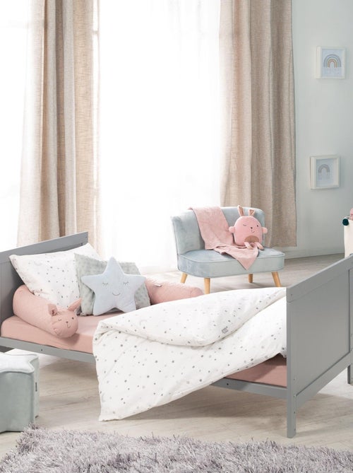 Meegroeibabybed 70 x 140 met beddengoedset 'sternenzauber' roba - Kiabi