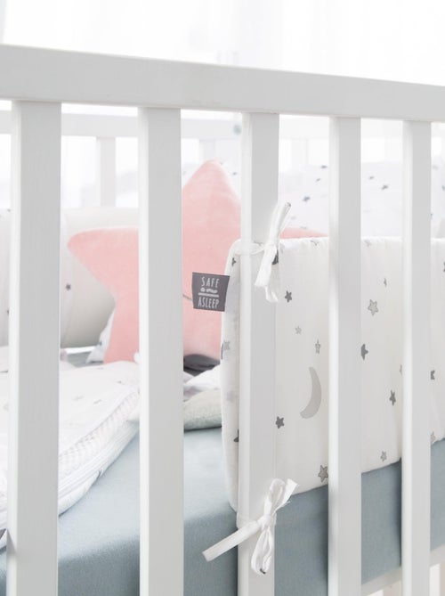Meegroeibabybed 70 x 140 met complete beddengoedset 'sternenzauber' roba - Kiabi