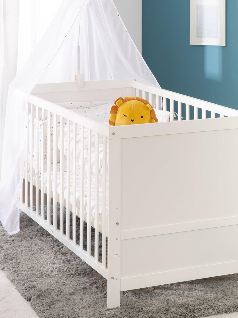 Meegroeibabybed 70 x 140 met complete beddengoedset 'sternenzauber' roba Wit - Kiabi