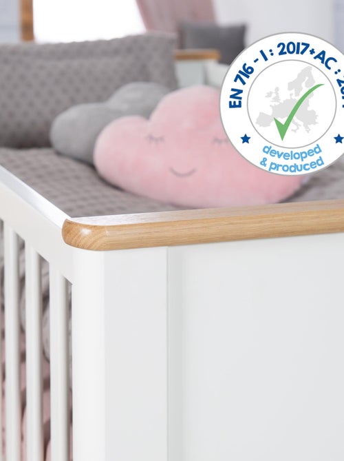Meegroeibabybed 70 x 140, ombouwbaar tot juniorbed 'Ava' ROBA - Kiabi