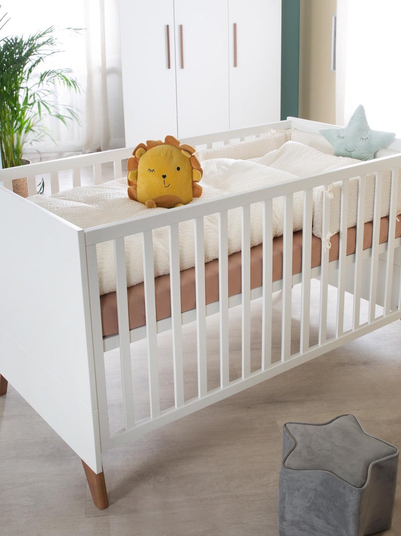 Meegroeibabybed 70 x 140, ombouwbaar tot juniorbed 'ole' roba Wit - Kiabi